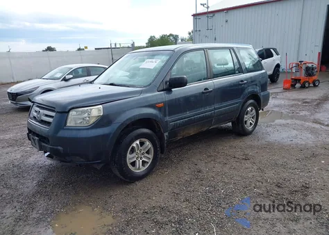 2006 Honda Pilot Lx from USA, damaged, VIN 2HKYF18136H512951